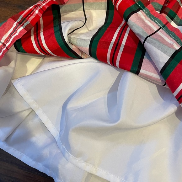 NWOT Carter’s Red, Green, & White Plaid Cap Sleeve Fit & Flare Dress, Size 3T - Picture 3 of 4